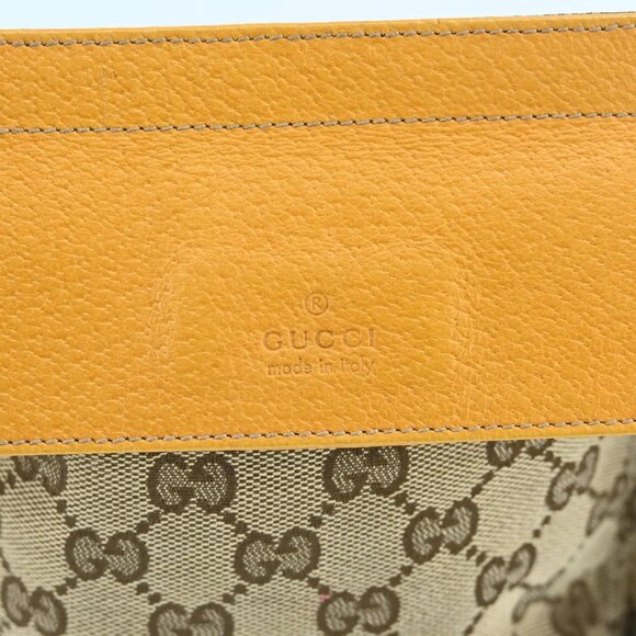 AUTHENTIC GUCCI GG Canvas Waist bag Beige Yellow bsj580-110825 - Picture 16 of 16